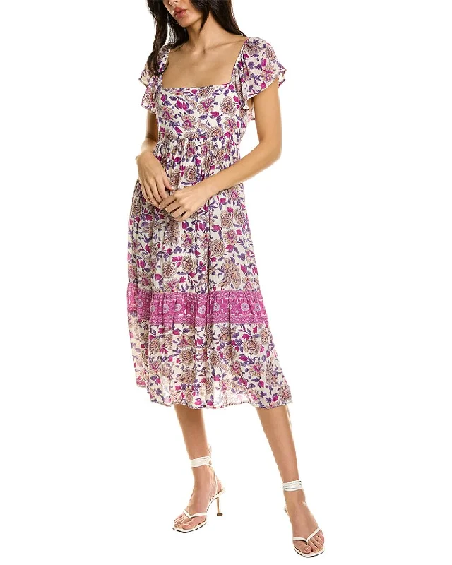 Savings You Can’t Ignore!ba&sh Cap Sleeve Midi Dress