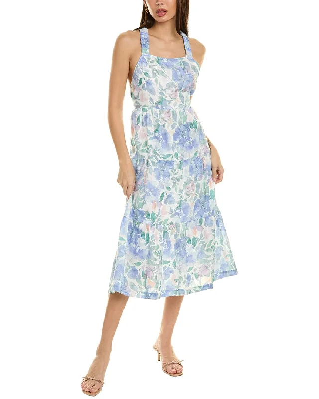 Don’t Wait – Deals Won’t Last!Bella Dahl Scrunch Strap Linen Midi Dress