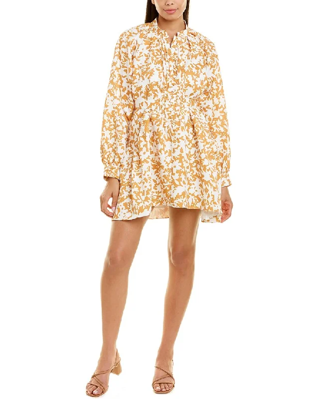 Get the Best for Less!Beulah Pintuck Mini Dress
