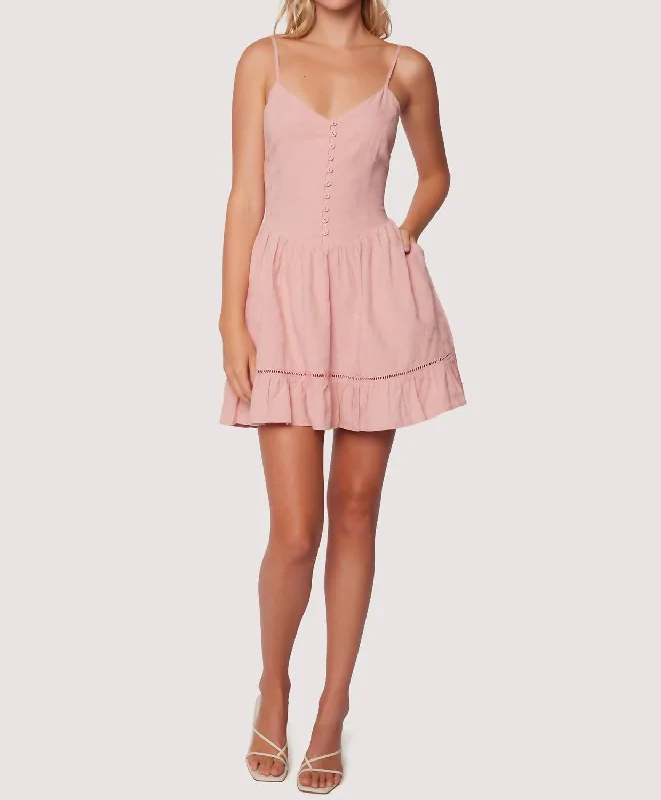 Your Discount is Waiting!Bird Song Mini Dress In Pink