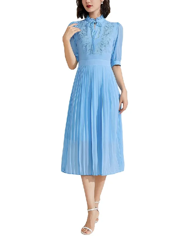 Sale Alert – Get Ready to Shop!BURRYCO Elbow-Sleeve Midi Dress