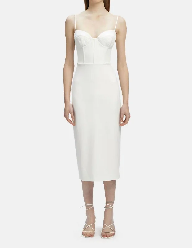 Price Drops You’ll Love!Celeste Midi Dress In Orchid White