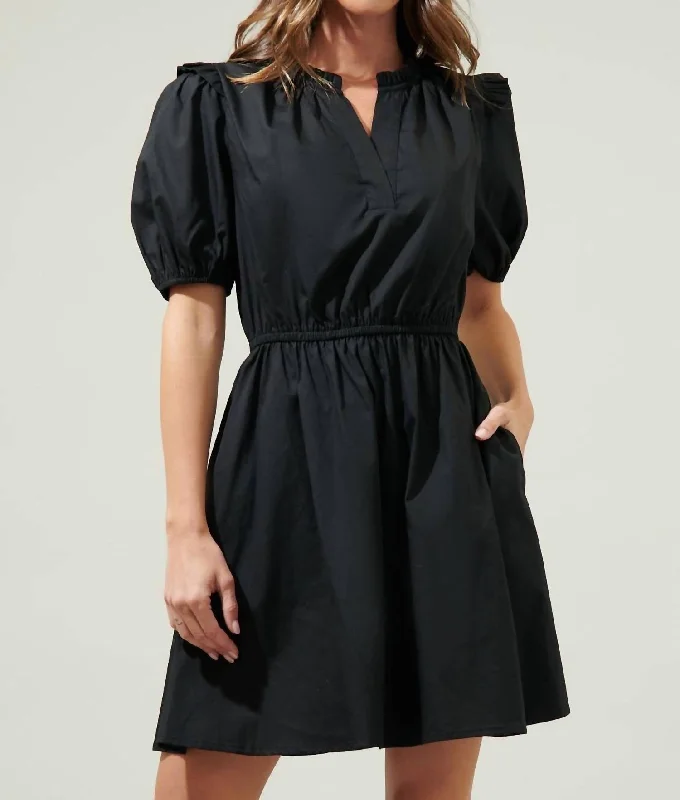 The Best Offers Are Here!Crystal Mini Dress In Black