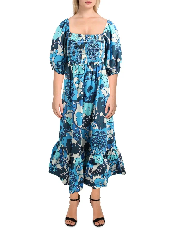 Flash Sale – Act Fast!Eloise Womens Cotton Long Midi Dress