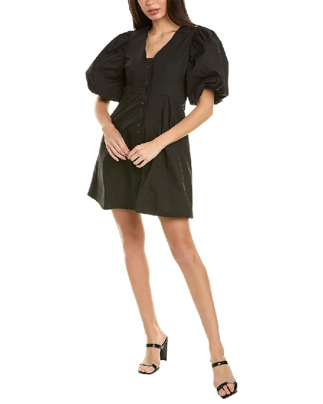 Get More for Less!Endless Rose Buttons Detail Mini Dress