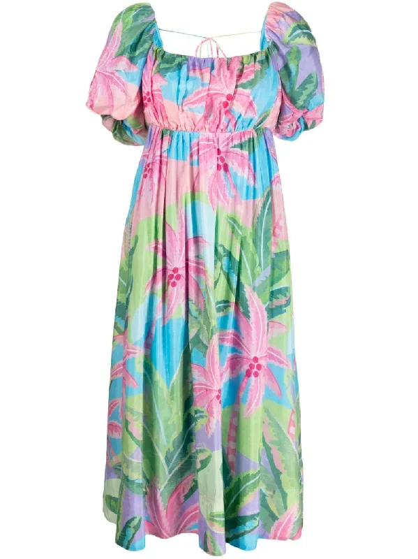Score Huge Discounts Today!Farm Rio Women Beach Vibe Shoestring Back Relaxed Fit Midi Dress Score Huge Discounts Today!Farm Rio Women Beach Vibe Shoestring Back Relaxed Fit Midi Dress