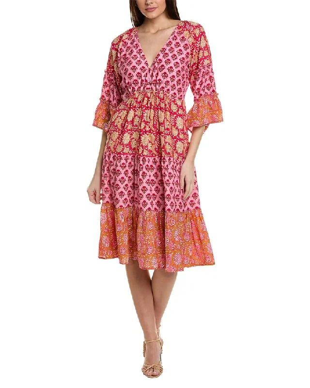 Steals and Deals Await!Figue Fiona Silk Midi Dress