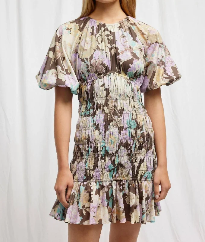 Flash Deals – Act Quickly!Florence Mini Dress In Rose Garden