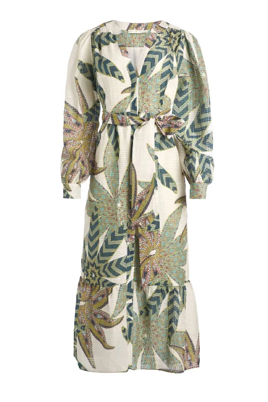 Best Offers of the Month!Hannon Midi Dress In Lichen