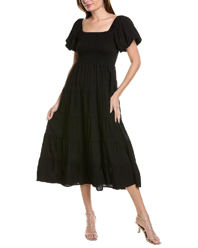 Exclusive Deals Just for You!IPPONELLI  Off-The-Shoulder Midi Dress
