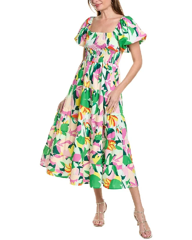 Amazing Prices You Can’t Resist!IPPONELLI  Off-The-Shoulder Midi Dress
