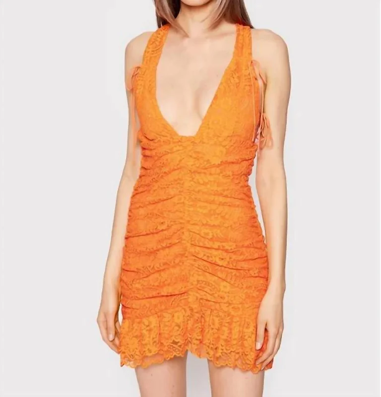 Today’s Deals, Tomorrow’s Regrets!Jamie Mini Dress In Orange