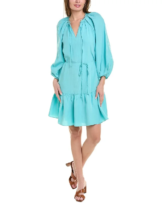 Shop the Hottest Deals!Kobi Halperin Ruby Linen-Blend Mini Dress