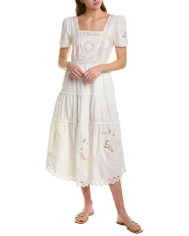 Unbeatable Prices!LoveShackFancy Prairie Midi Dress