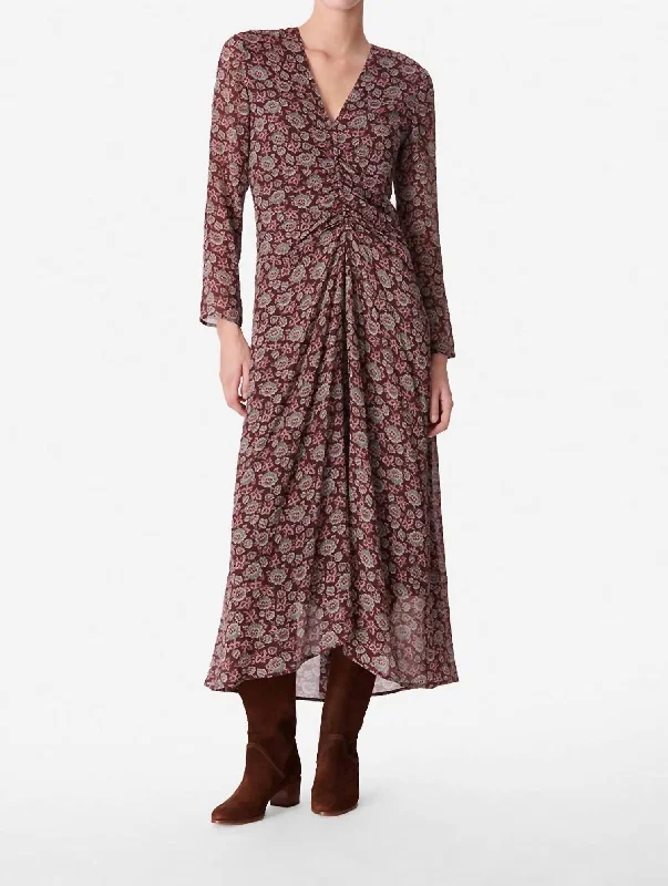 The Best Offers Are Here!Marron Biba Midi Dress In Classic Brown