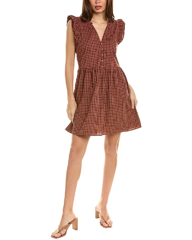 Find the Best Deals Here!Nation LTD Tegan Ruffled Mini Dress