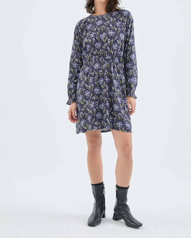 Save More When You Shop More!Nova Floral Mini Dress In Blue