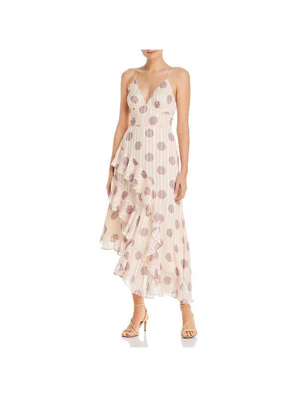 Mega Sale Happening Now!Oblivion Womens Woven Polka Dot Midi Dress