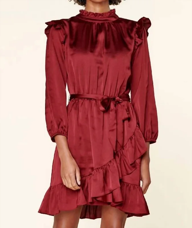 Shop Smart, Save Big!One And Only Mini Dress In Burgundy