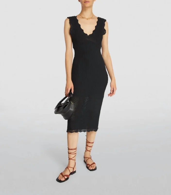 Buy More, Save More!Opal Midi Dress In Black