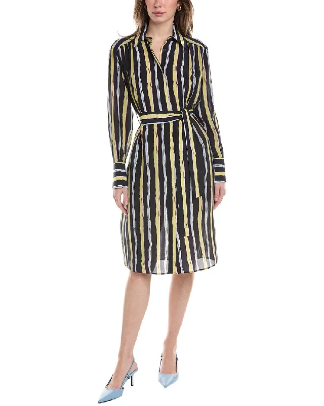 Score Big Savings Today!Piazza Sempione Silk Midi Dress