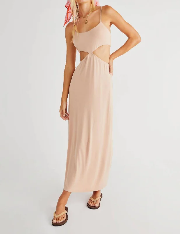 The Best Deals Won’t Wait!Piper Midi Dress In Natural