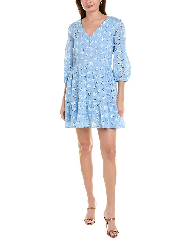 Great Deals, Just for You!Sail to Sable Puff Sleeve Button Front Mini Dress