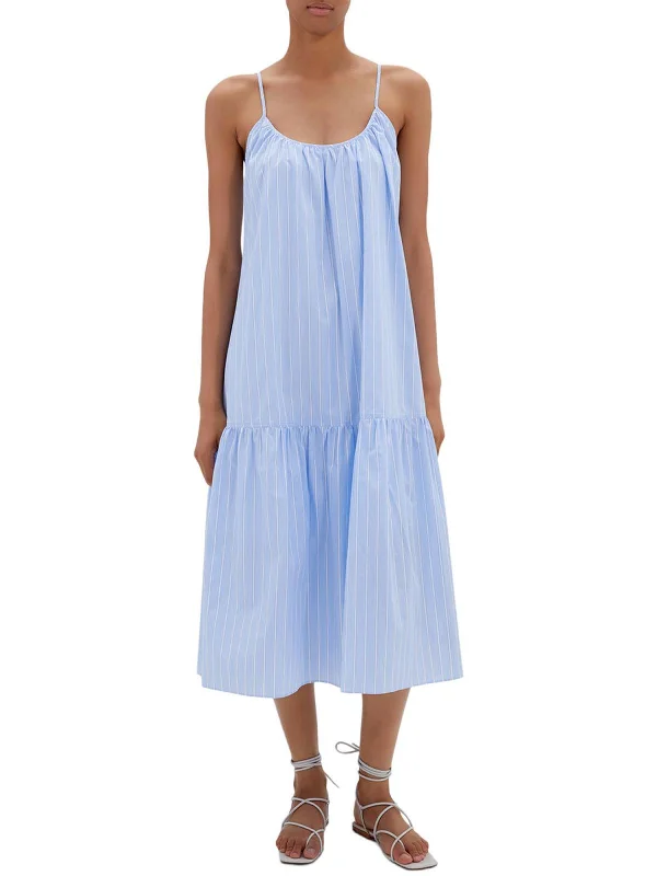Mega Sale Happening Now!Sierra Womens Cotton Mid-Calf Midi Dress