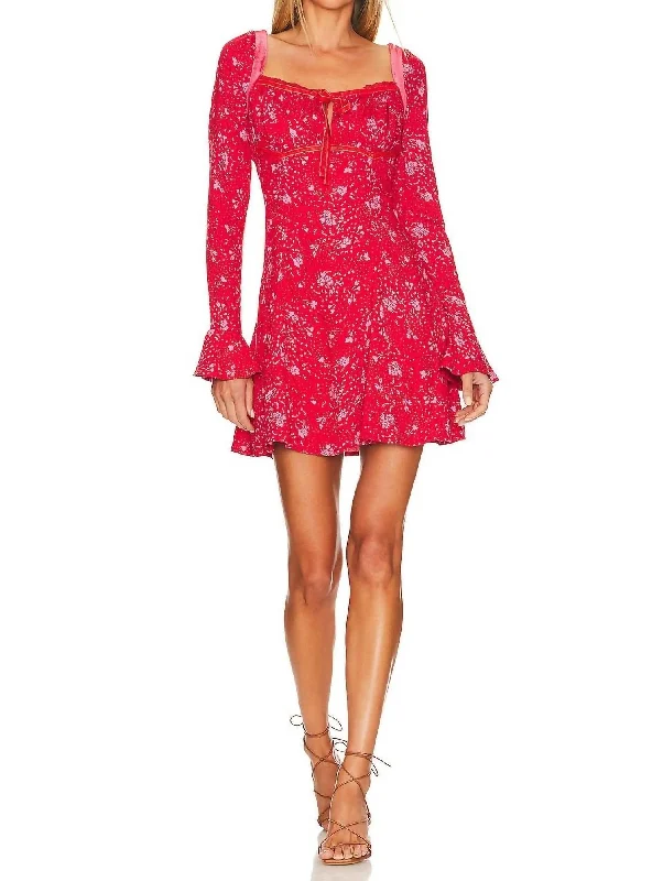 Unmissable Offers Await!Tess Mini Dress In Pop Combo