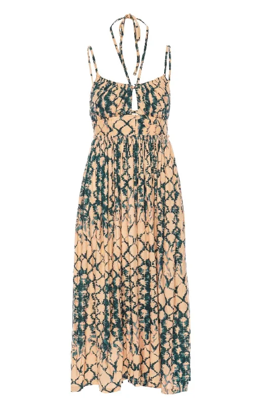 Shop Smart, Save Big!Ulla Johnson Freya Cotton Adjustable Strap Cut Out Midi Dress Fossil 2 Shop Smart, Save Big!Ulla Johnson Freya Cotton Adjustable Strap Cut Out Midi Dress Fossil 2