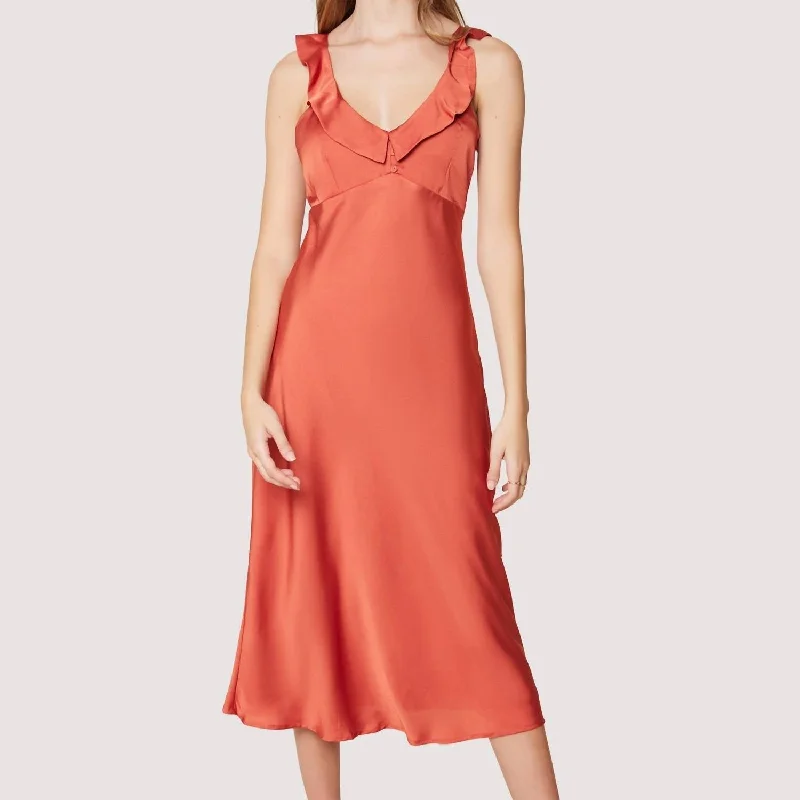 Get More for Less!Vermilion Moon Midi Dress In Ora