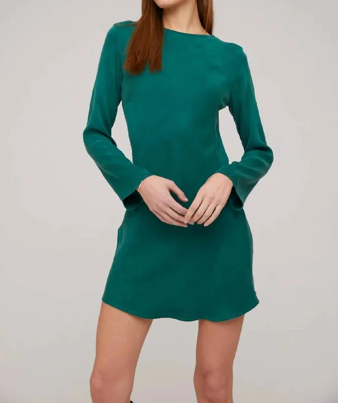 Savings You Can’t Ignore!Women's Bias Mini Dress In Emerald