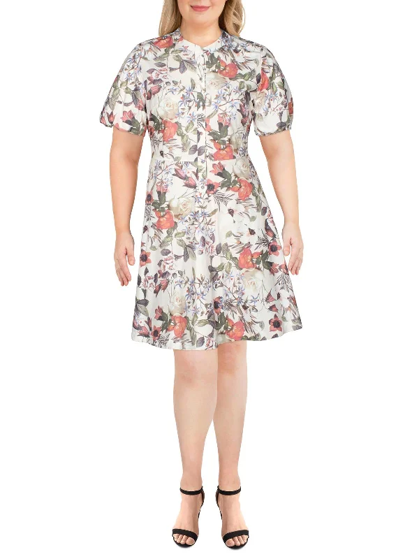Save Like Never Before!Womens Cotton Floral Print Midi Dress