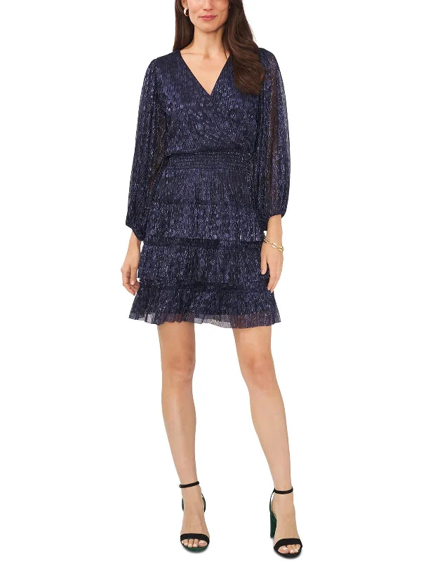 Savings You Can’t Ignore!Womens Polka Dot Smocked Mini Dress