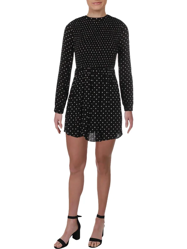 Lowest Prices Guaranteed!Womens Printed Fit & Flare Mini Dress