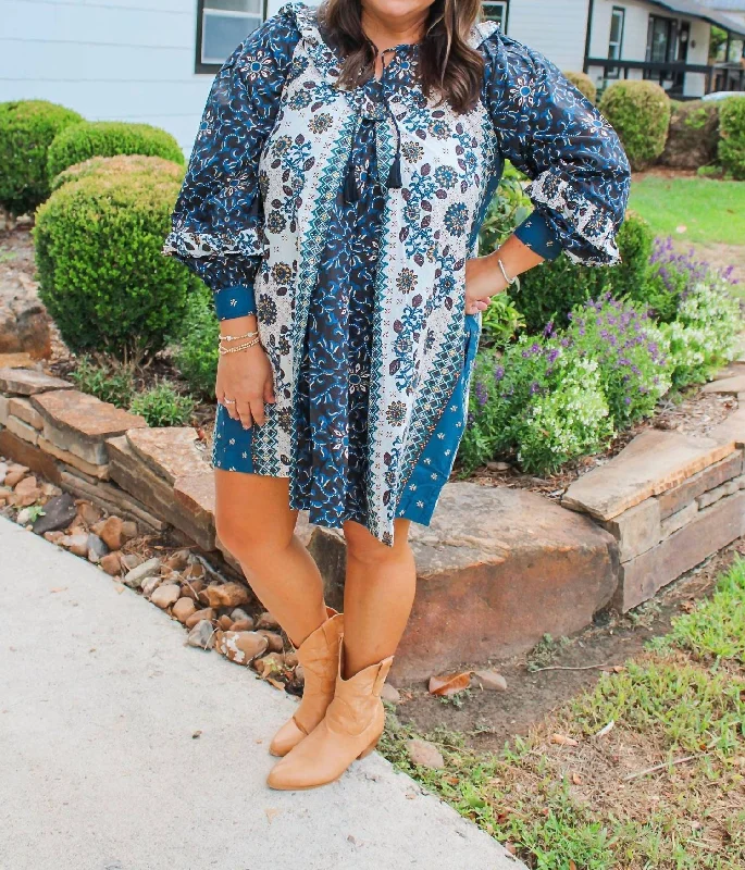 Lowest Prices Guaranteed!Yalena Mini Dress In Blue