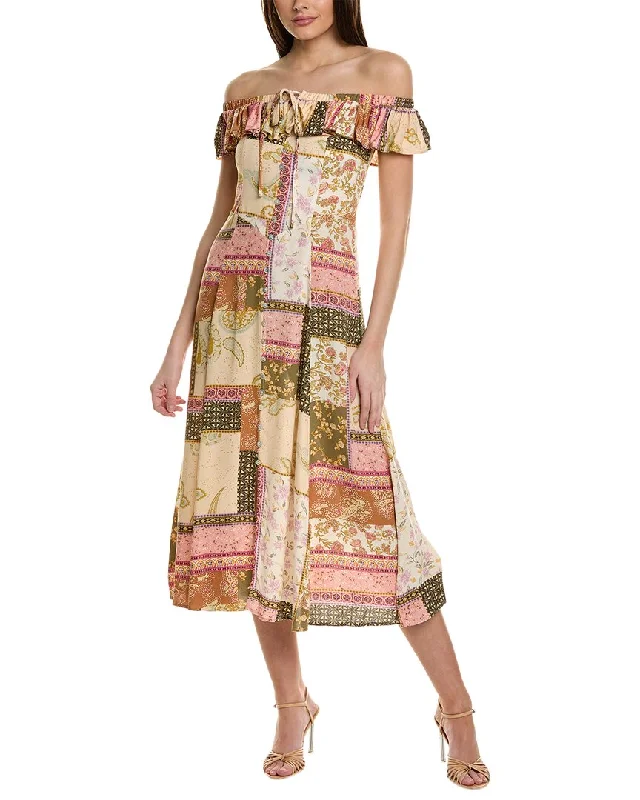 Savings You Can’t Ignore!Z SUPPLY Veda Off Shoulder Midi Dress