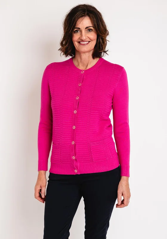 Shop the Hottest Deals!Castle Of Ireland Ribbed Cardigan, Antique Rose
