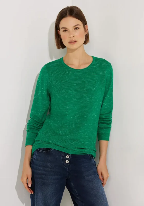 Savings You Can’t Ignore!Cecil Ribbed Knit Sweater, Heather Easy Green