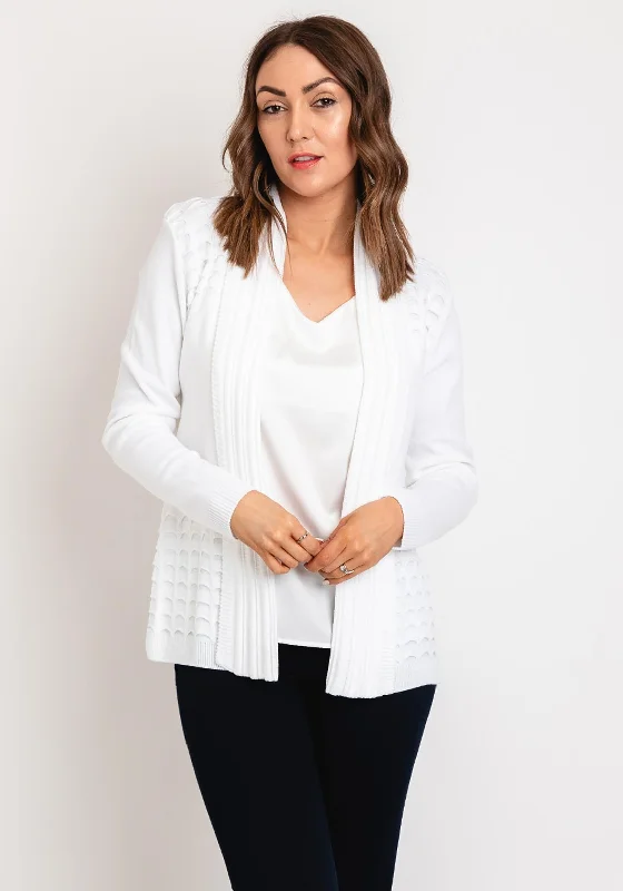 Your Favorite Sale is Back!Serafina Collection Open Knit Cardigan, White