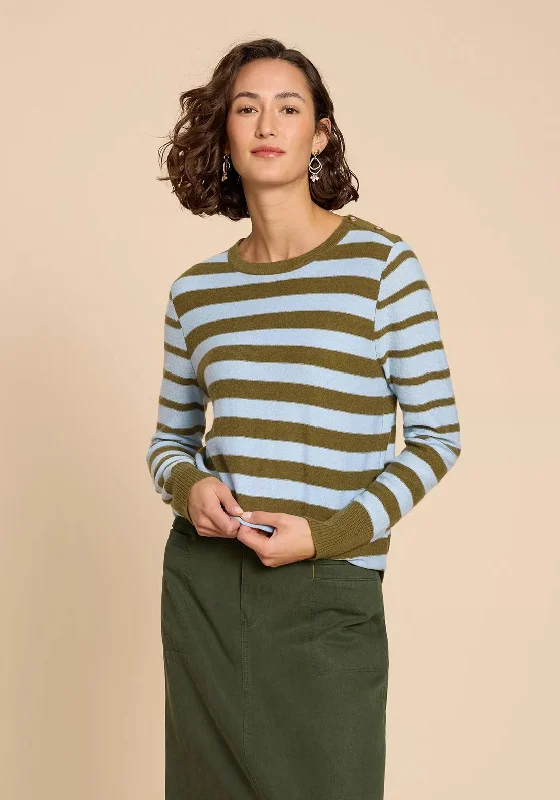 The Best Offers Are Here!White Stuff Emma Striped Wool Blend Sweater, Blue Multi
