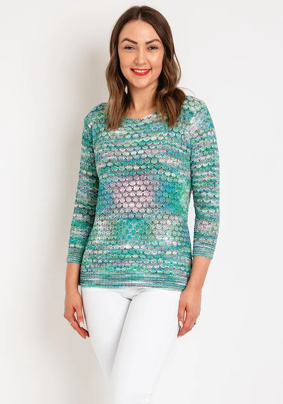 Hot Deals You Can’t Resist!Natalia Collection Round Neck Knit Sweater, Green