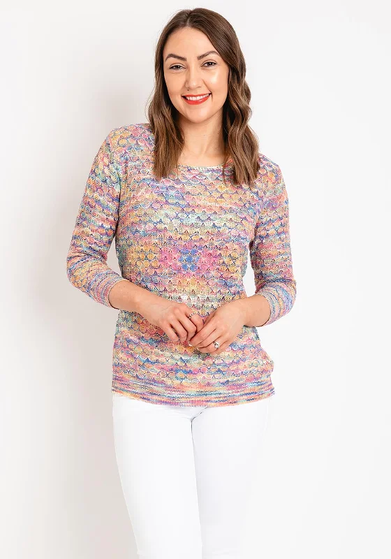 Save Up to 50% Off!Natalia Collection Round Neck Knit Sweater, Orange