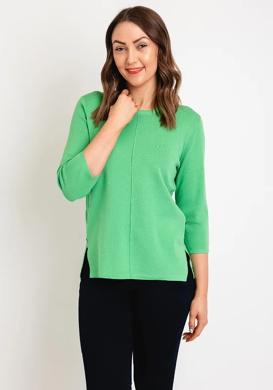 Your Dream Deal is Here!Natalia Collection Button Detail Sweater, Green
