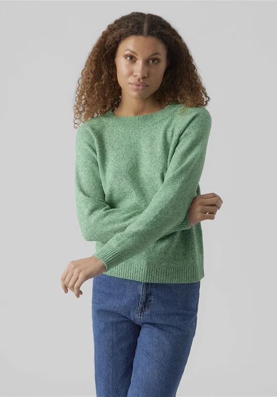Mega Sale Happening Now!Vero Moda Doffy Knit Jumper, Bright Green Melange
