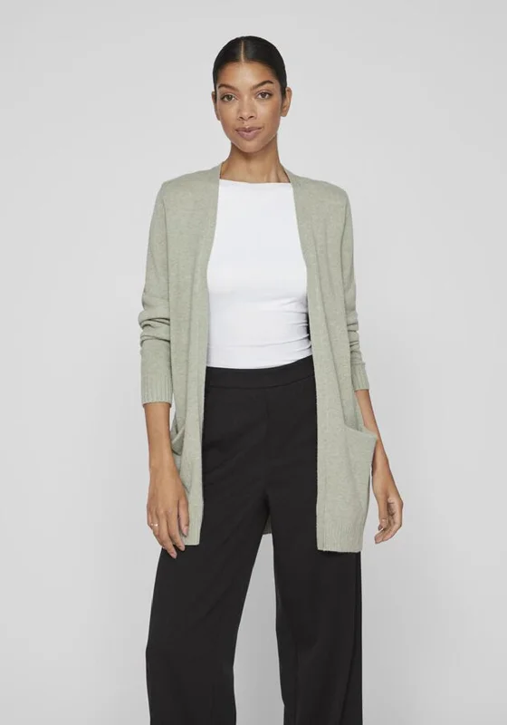Seasonal Sale – Shop Now!Vila Soft Knit Open Cardigan, Oil Green