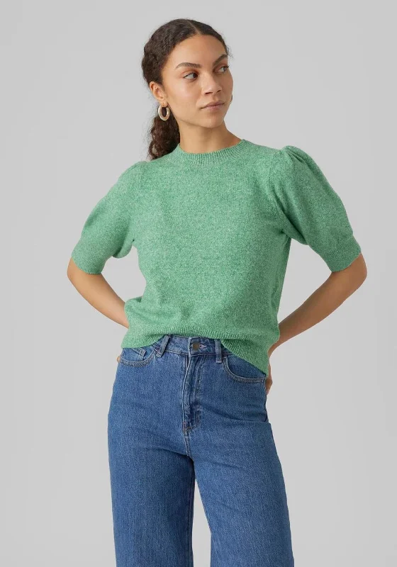 Find the Best Deals Here!Vero Moda Doffy Short Sleeve Knit Sweater, Bright Green