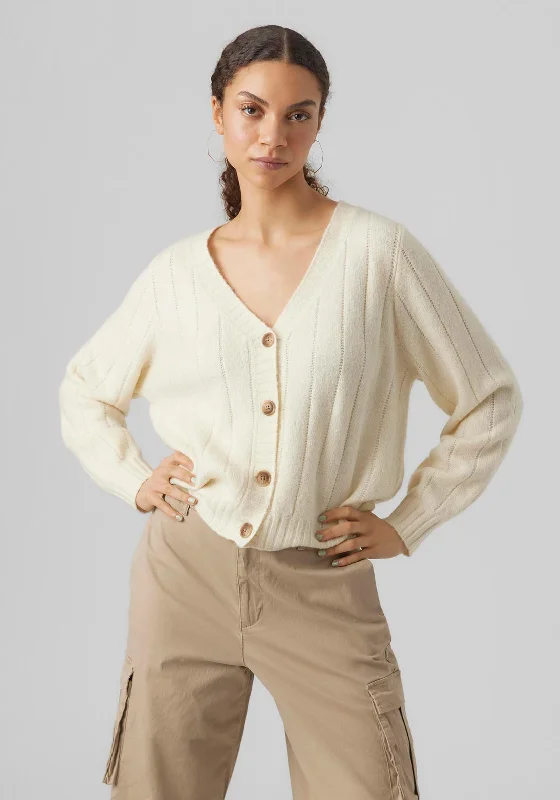 Hurry! While Supplies Last!Vero Moda Maxin V-Neck Cardigan, Birch