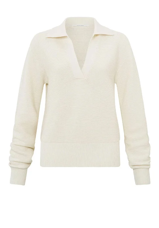 Save More with Every Purchase!Yaya V Neck Pullover Sweater, Ivory