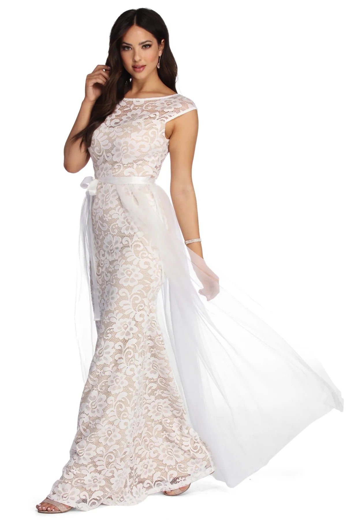 Shop Early, Save Big!Allie Formal Floral Lace Dress
